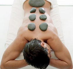 Hot stone massage